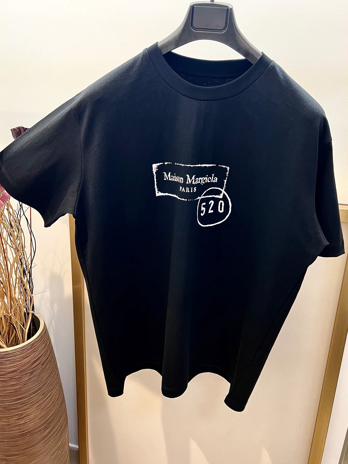 🌈Size：s/m/l/xl Black White Same Style 197536374260060081 Maison Margiela/ 2025FW 520 T #Versatile # ＃ ~ 🎨MM 6 ⚠️ ： ！